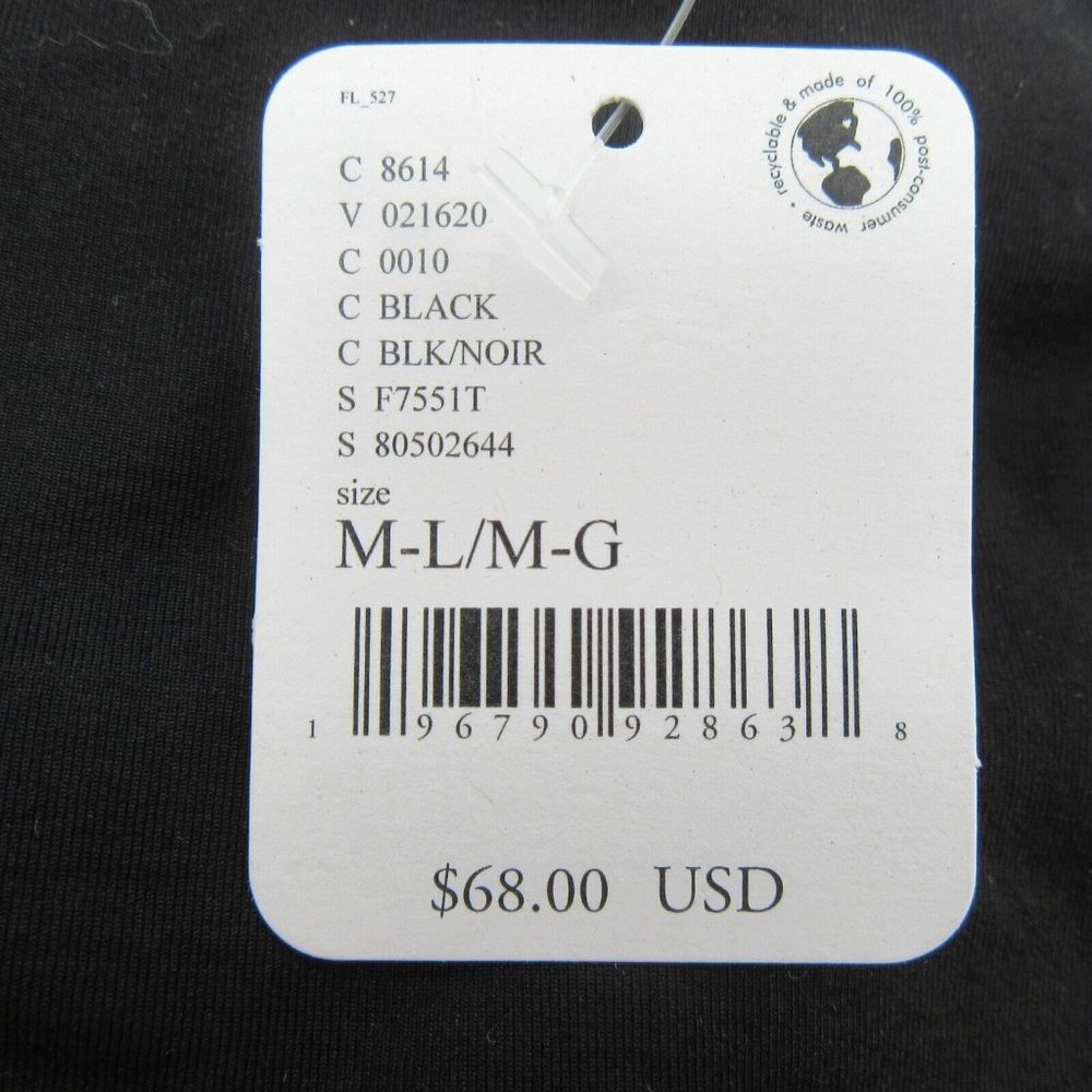 Free People Movement Good Karma Logo Sports Bra Top Women's Size M/L Black NEW - Picture 9 of 9